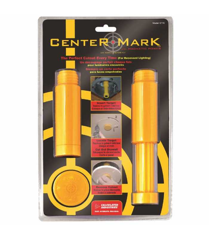 Calculated Industries Center Mark [8110] Magnetic Drywall Cutout Tool for Recessed Lighting